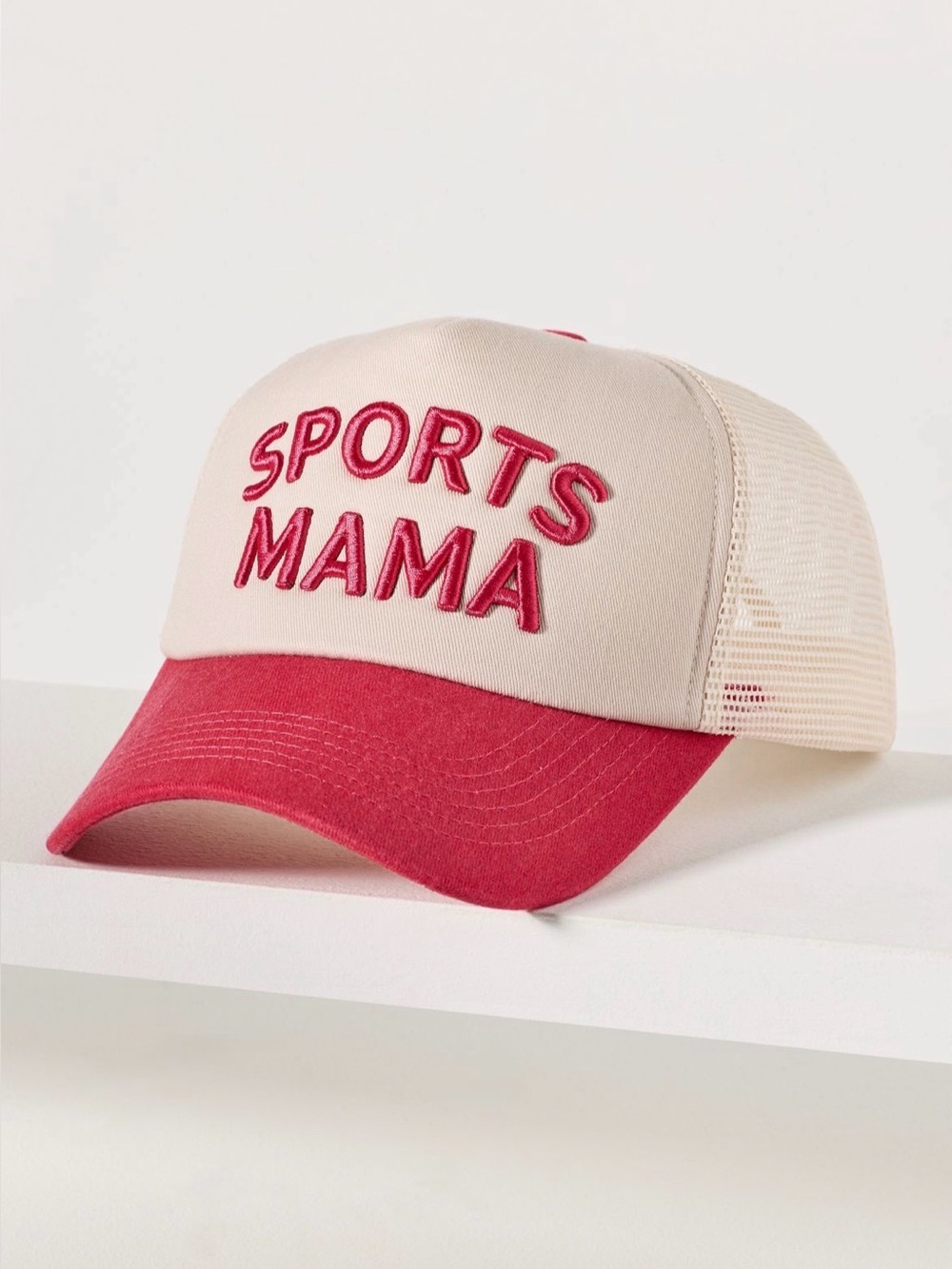 Anthropologie Worn West Sports Mama Trucker Hat